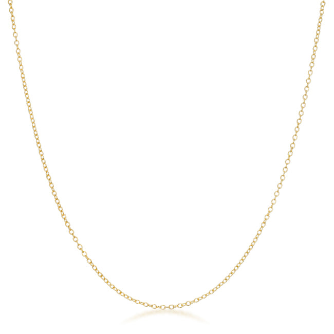 Delicate Gold Link Chain