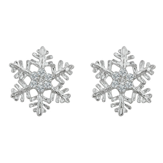 Snowflake Stud Earrings