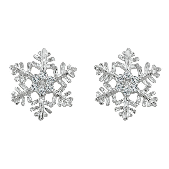 Snowflake Stud Earrings