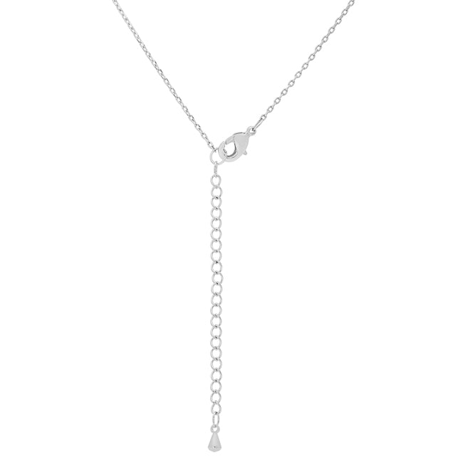 Silvertone Finish Initial C Pendant