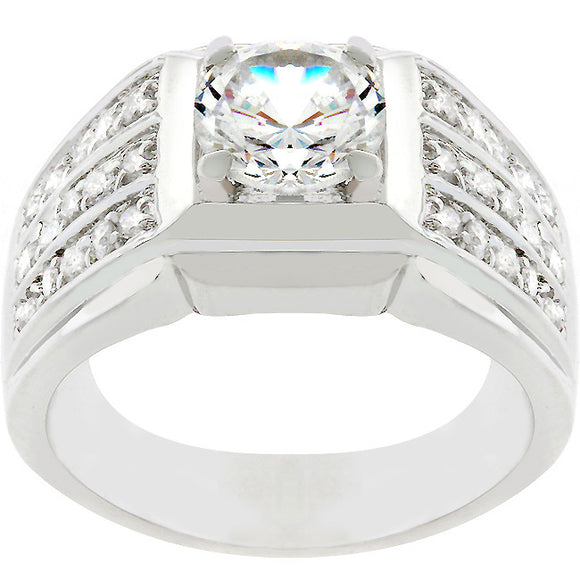 Rock Solid Cubic Zirconia Ring